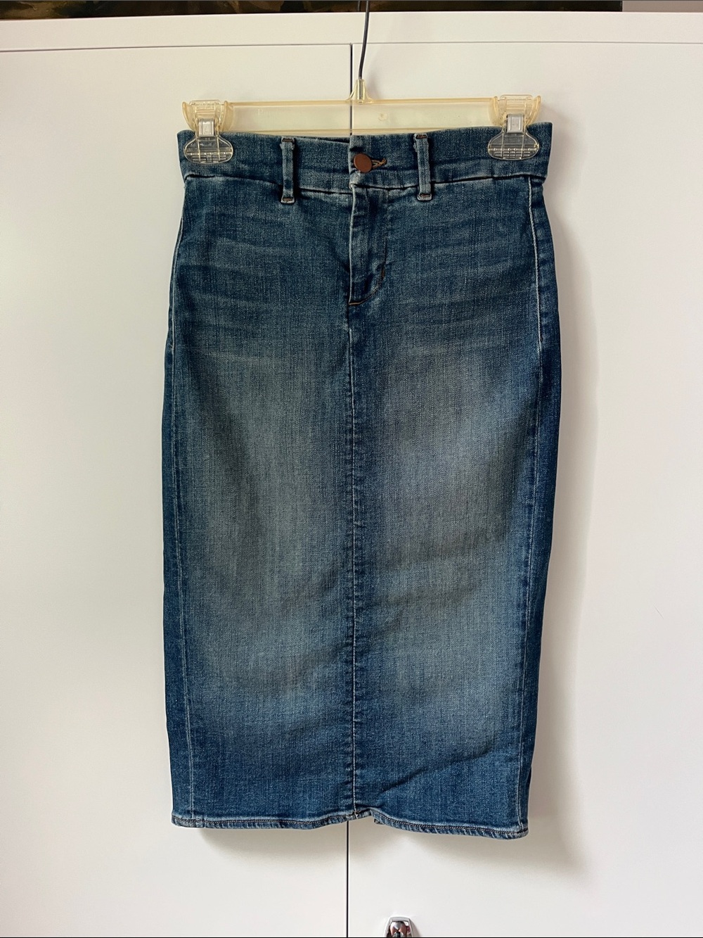 J Brand stretch denim pencil skirt size 25 size small